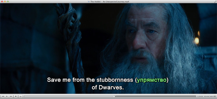 Субтитры на Маке